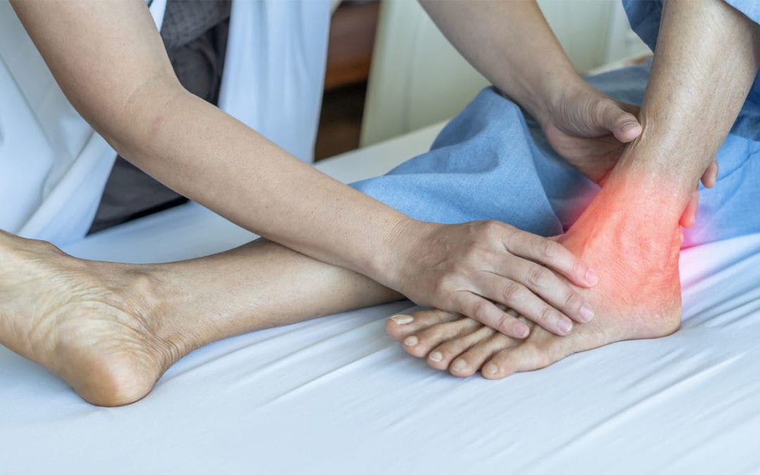 Ankle pain from tendonitis